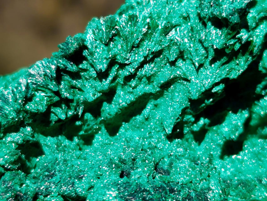 Natural Silky Malachite Specimens x 2 From Kasompe, Congo - Toprock Gemstones and Minerals 