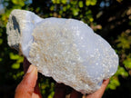 Natural Blue Lace Agate Specimens x 2 From Nsanje, Malawi - Toprock Gemstones and Minerals 