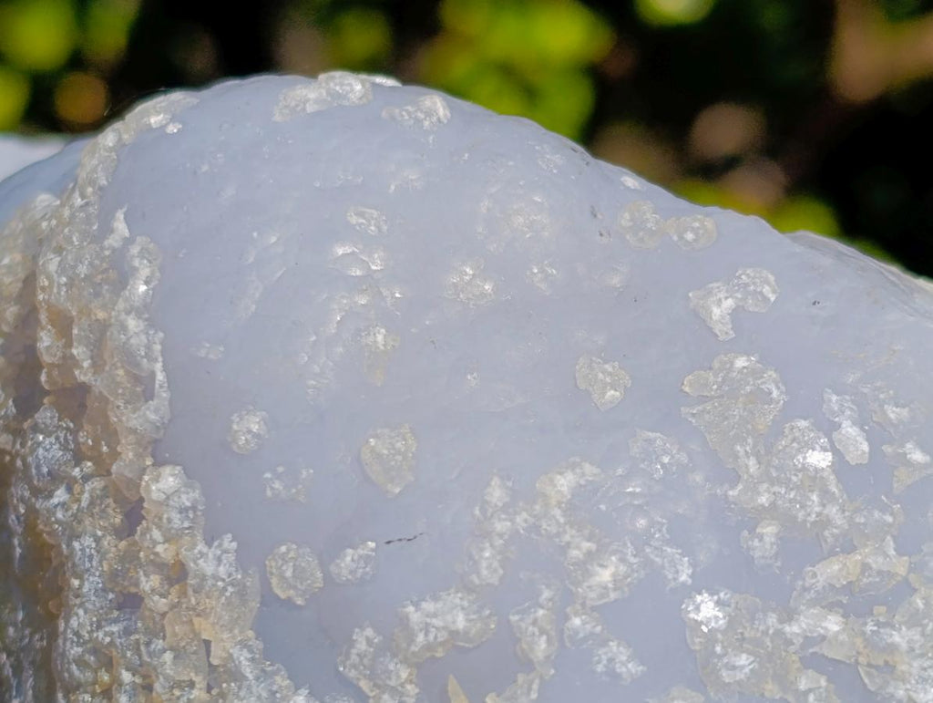 Natural Blue Lace Agate Specimens x 2 From Nsanje, Malawi - Toprock Gemstones and Minerals 