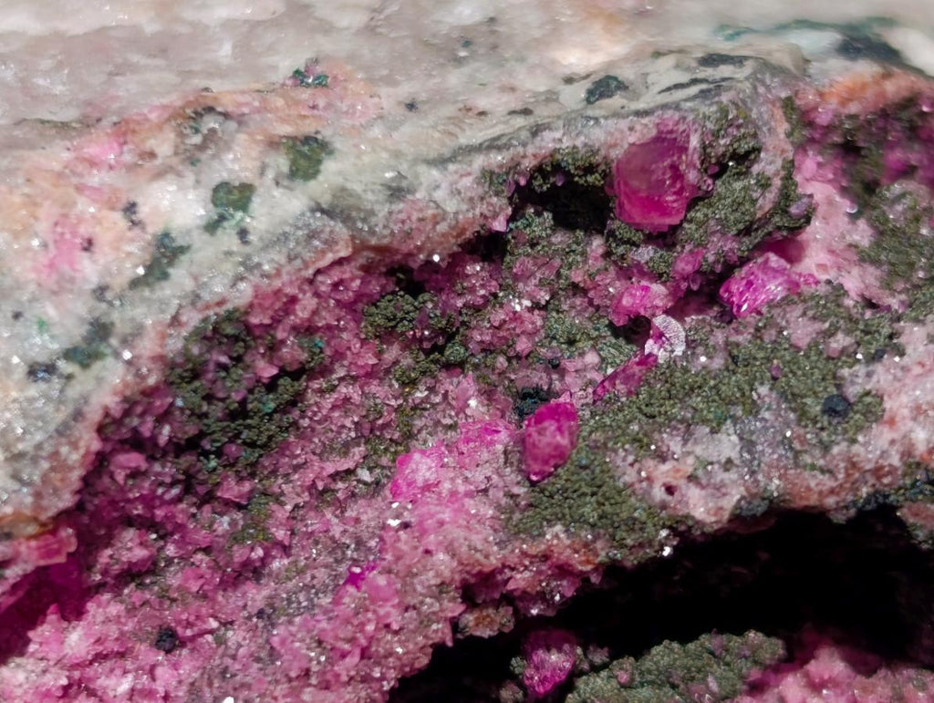 Natural Salrose Cobaltoan Dolomite Specimens x 3 From Kakanda, Congo - Toprock Gemstones and Minerals 