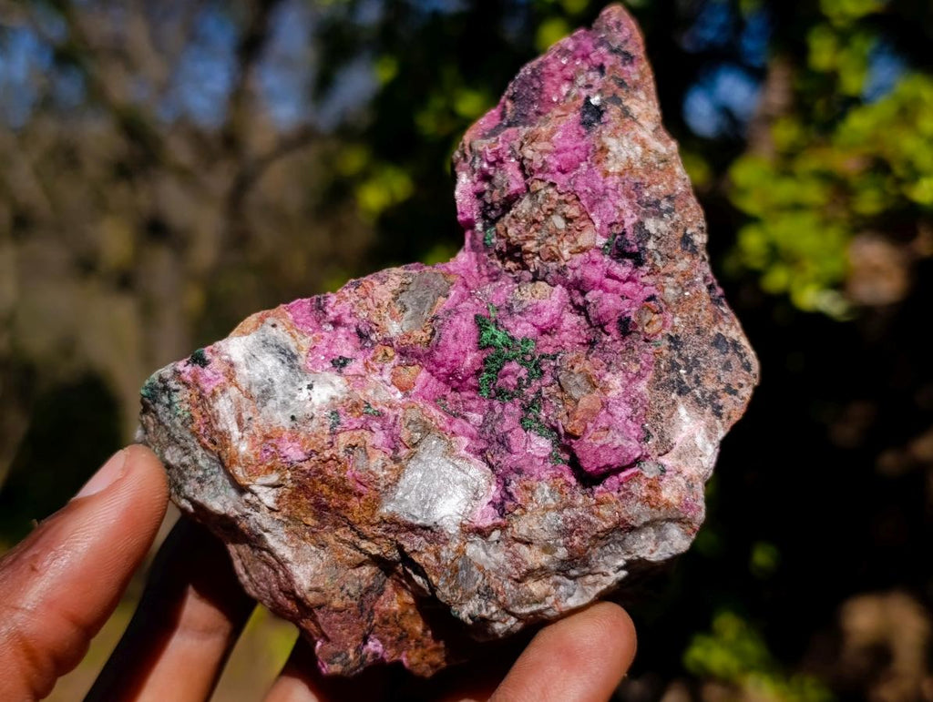 Natural Salrose Cobaltoan Dolomite Specimens x 3 From Kakanda, Congo - Toprock Gemstones and Minerals 