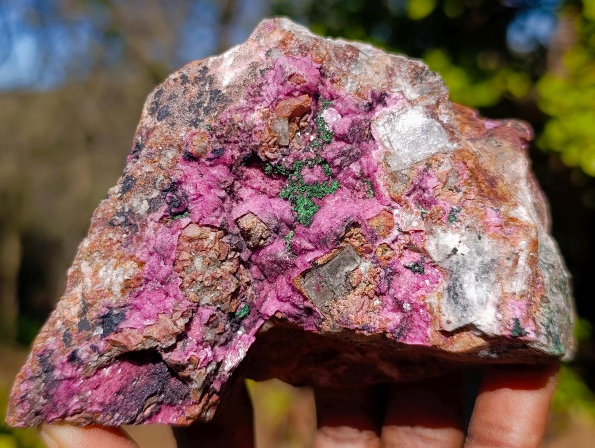 Natural Salrose Cobaltoan Dolomite Specimens x 3 From Kakanda, Congo - Toprock Gemstones and Minerals 