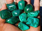 Polished Mix of Malachite Free Forms and Angel Tear Quartz x 70 From Congo and Madagascar - Toprock Gemstones and Minerals 