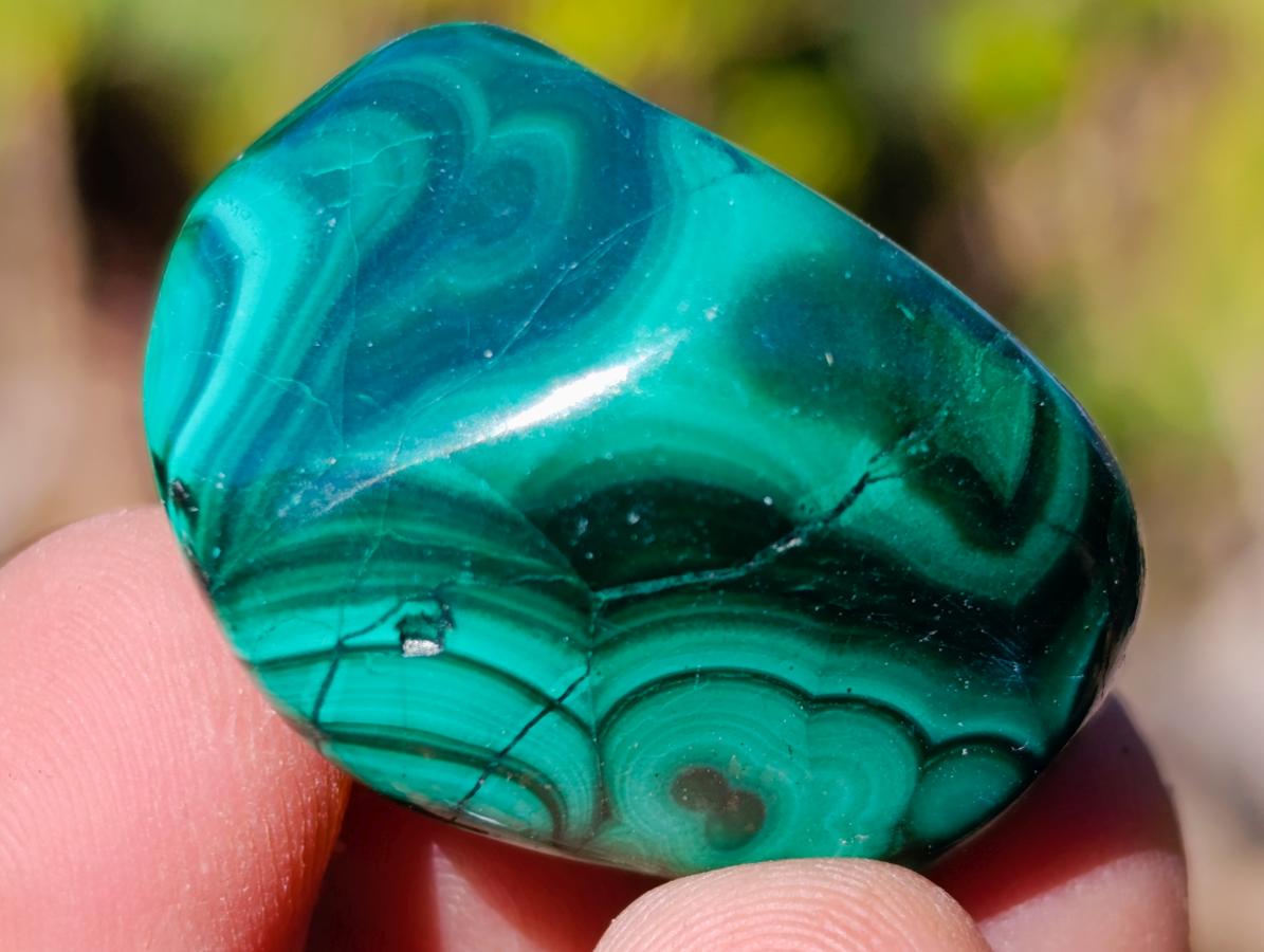 Polished Mix of Malachite Free Forms and Angel Tear Quartz x 70 From Congo and Madagascar - Toprock Gemstones and Minerals 