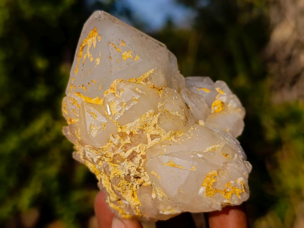 Natural Cascading "Anananas" Candle Quartz Clusters x 7 From Antsirabe, Madagascar - Toprock Gemstones and Minerals 
