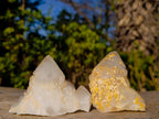 Natural Cascading "Anananas" Candle Quartz Clusters x 7 From Antsirabe, Madagascar - Toprock Gemstones and Minerals 