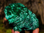 Natural Silky Malachite Specimens x 6 From Kasompe, Congo - Toprock Gemstones and Minerals 