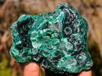 Natural Silky Malachite Specimens x 6 From Kasompe, Congo - Toprock Gemstones and Minerals 