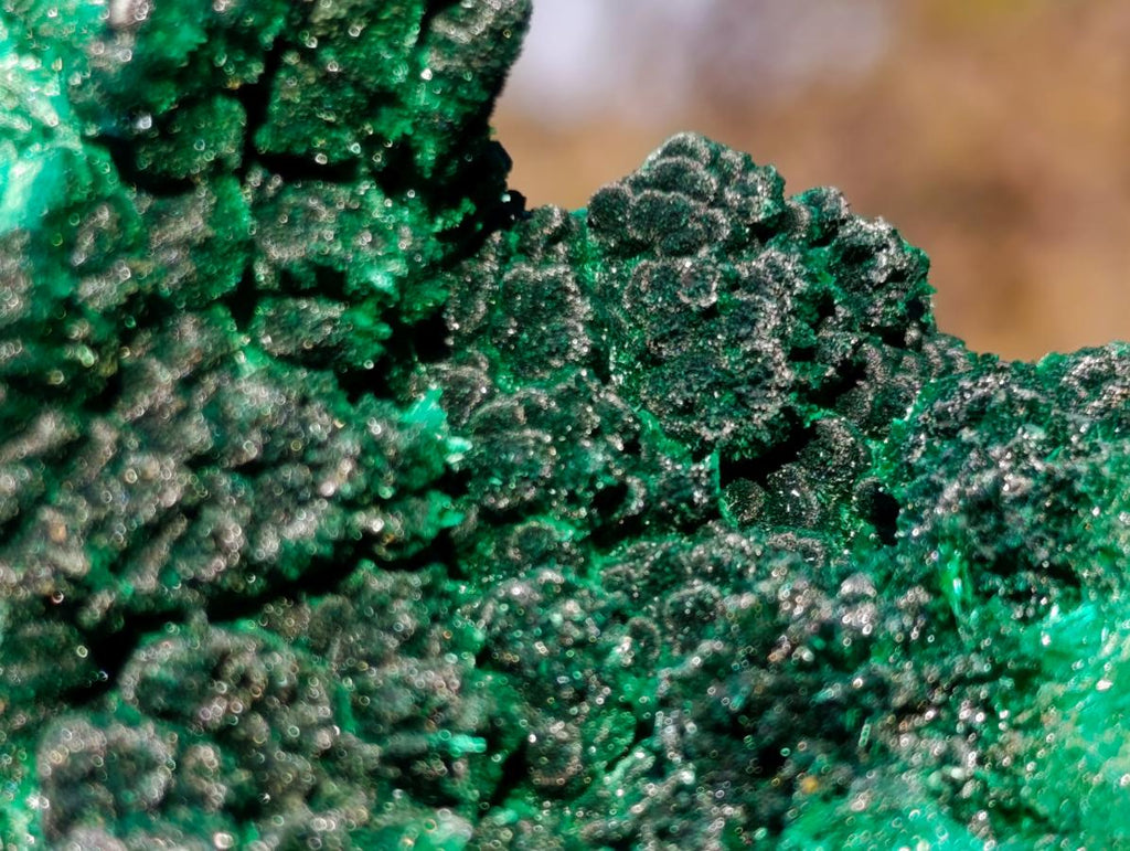 Natural Silky Malachite Specimens x 6 From Kasompe, Congo - Toprock Gemstones and Minerals 
