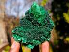 Natural Silky Malachite Specimens x 6 From Kasompe, Congo - Toprock Gemstones and Minerals 