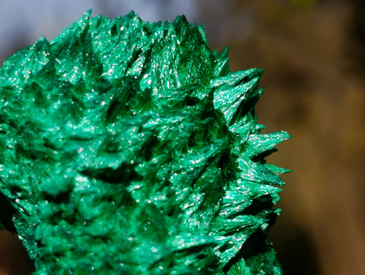 Natural Silky Malachite Specimens x 6 From Kasompe, Congo - Toprock Gemstones and Minerals 
