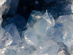 Polished and Natural Blue Celestite Eggs x 2 From Sakoany, Madagascar - Toprock Gemstones and Minerals 