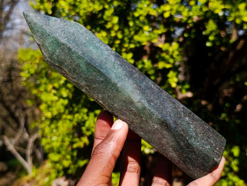 Polished Fuchsite Quartz Display Crystals with Pyrite x 4 From Andakatany, Madagascar - Toprock Gemstones and Minerals 