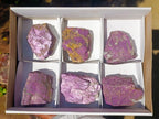 Natural Metallic Cobbed Purpurite Specimens x 6 From Erongo, Namibia - Toprock Gemstones and Minerals 