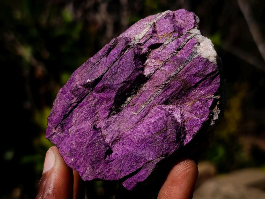 Natural Metallic Cobbed Purpurite Specimens x 6 From Erongo, Namibia - Toprock Gemstones and Minerals 