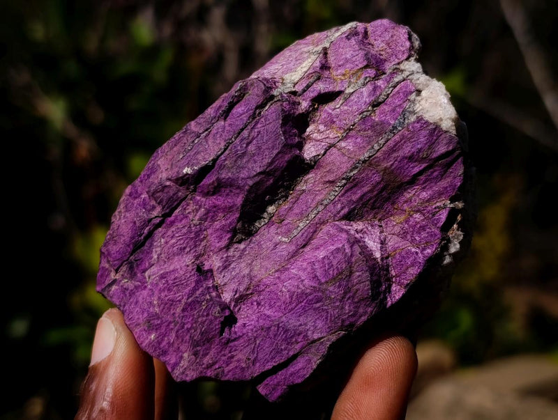 Natural Metallic Cobbed Purpurite Specimens x 6 From Erongo, Namibia - Toprock Gemstones and Minerals 