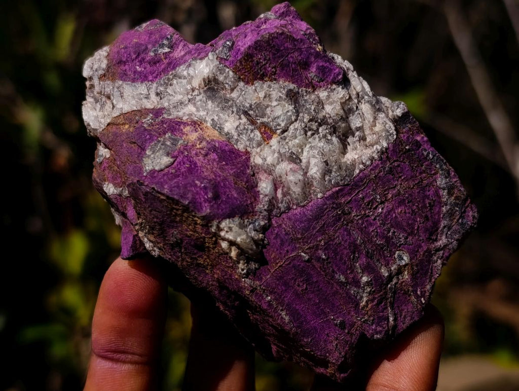 Natural Metallic Cobbed Purpurite Specimens x 6 From Erongo, Namibia - Toprock Gemstones and Minerals 