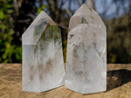 Polished Clear Quartz Crystals x 6 From Madagascar - Toprock Gemstones and Minerals 