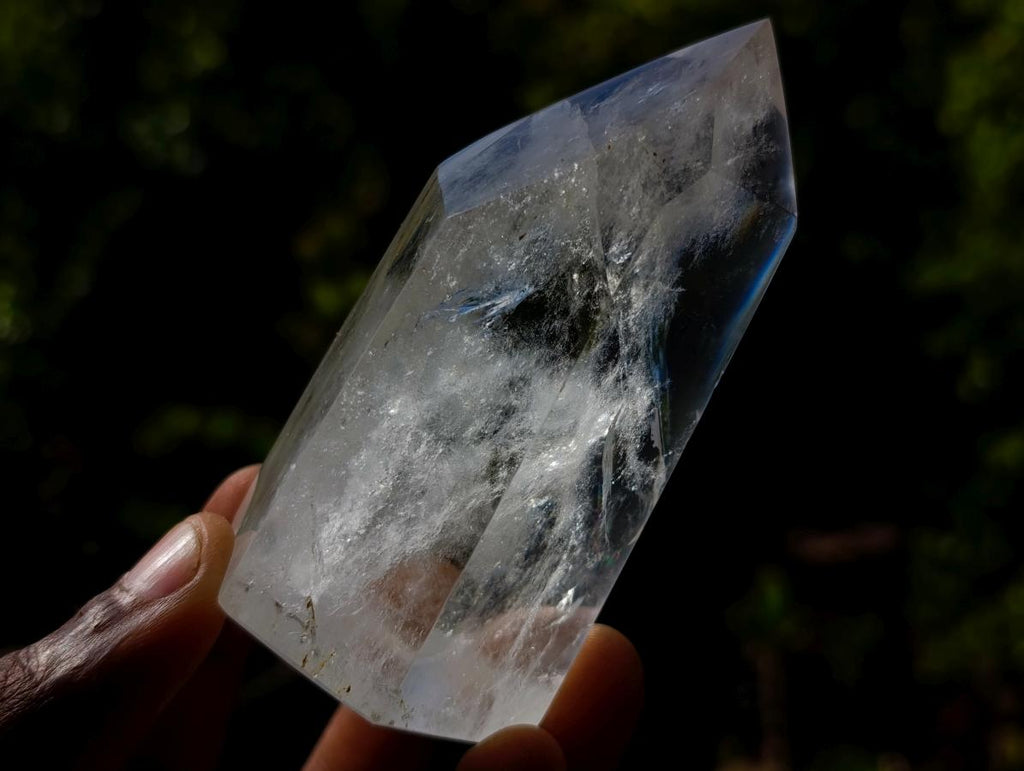 Polished Clear Quartz Crystals x 6 From Madagascar - Toprock Gemstones and Minerals 