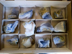 Natural Blue Lace Agate Specimens x 12 From Nsanje, Malawi - Toprock Gemstones and Minerals 