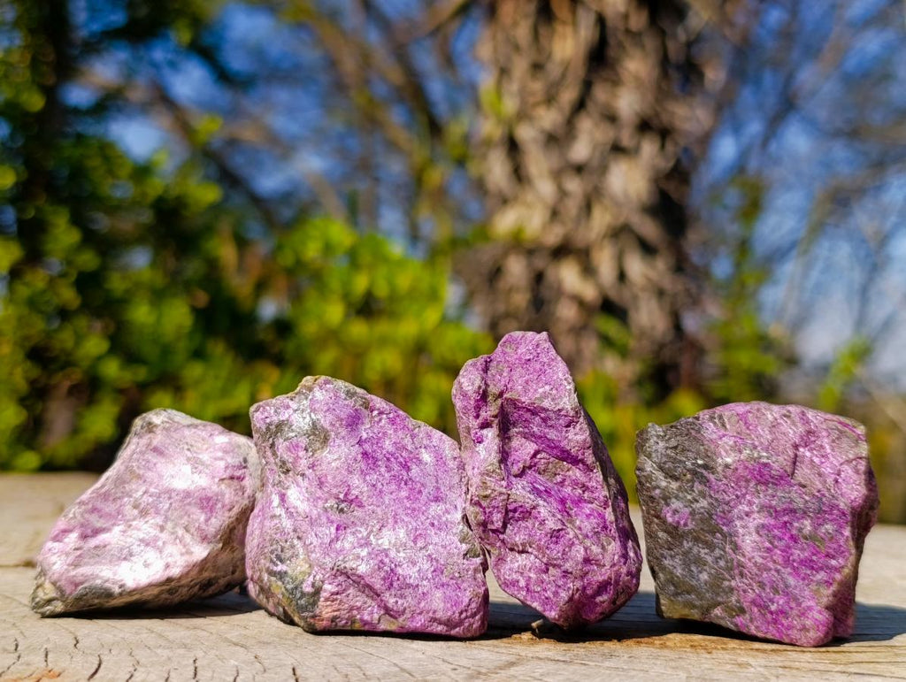 Natural Cobbed Stichtite Specimens x 35 From Barberton, South Africa - Toprock Gemstones and Minerals 