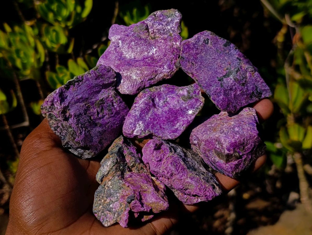 Natural Cobbed Stichtite Specimens x 35 From Barberton, South Africa - Toprock Gemstones and Minerals 