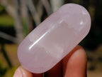 Polished Gemmy Rose Quartz Ampule Shaped Free Forms x 37 From Madagascar - Toprock Gemstones and Minerals 