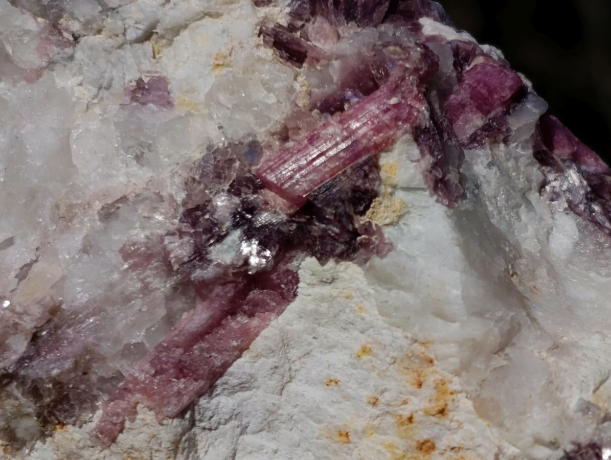 Natural Pink Rubellite Tourmaline Specimens x 4 From Karibib, Namibia - Toprock Gemstones and Minerals 