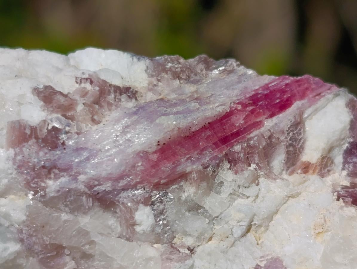 Natural Pink Rubellite Tourmaline Specimens x 4 From Karibib, Namibia - Toprock Gemstones and Minerals 