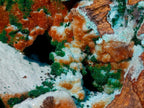 Natural Large Drusy Coated Chrysocolla Specimen with Crystalline Malachite on Copper Dolomite x 1 From Lupoto Mine, Congo - Toprock Gemstones and Minerals 