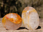 Polished Mini Red Hematoid Quartz Palm Stones x 20 From Ambatondrazaka, Madagascar - Toprock Gemstones and Minerals 