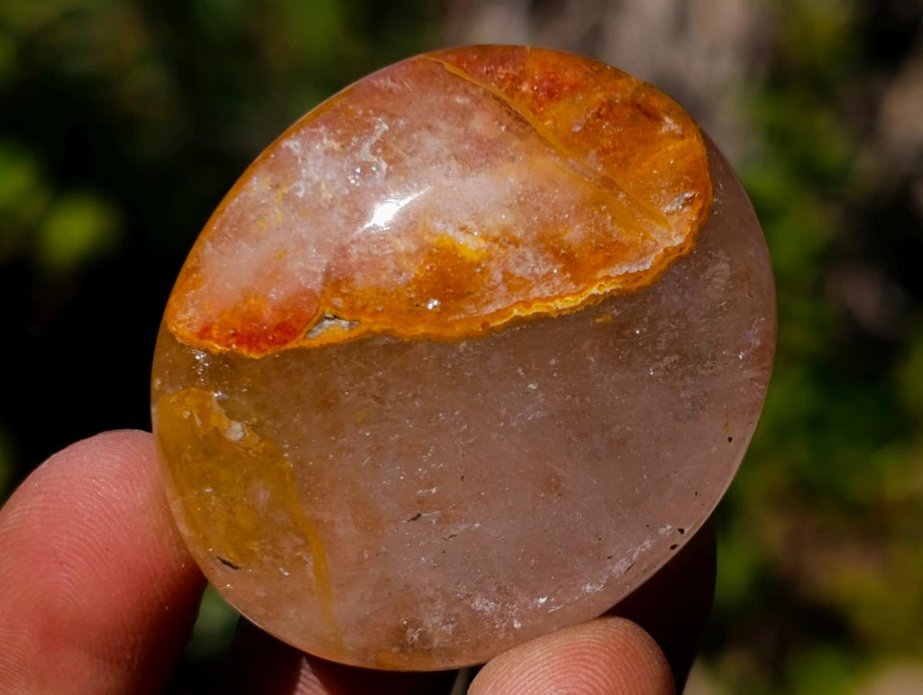 Polished Mini Red Hematoid Quartz Palm Stones x 20 From Ambatondrazaka, Madagascar - Toprock Gemstones and Minerals 