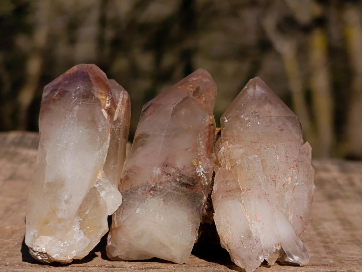 Natural Red Hematoid Quartz Crystals x 35 From Karoi, Zimbabwe - Toprock Gemstones and Minerals 