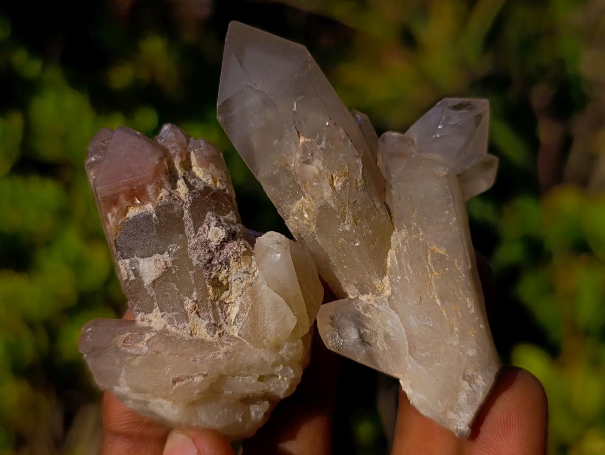 Natural Red Hematoid Quartz Crystals x 35 From Karoi, Zimbabwe - Toprock Gemstones and Minerals 
