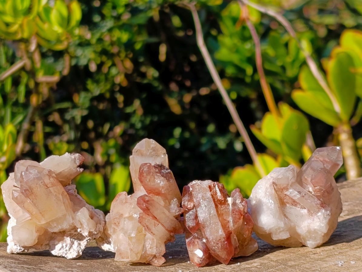 Natural Red Hematoid Quartz Crystals x 35 From Karoi, Zimbabwe - Toprock Gemstones and Minerals 
