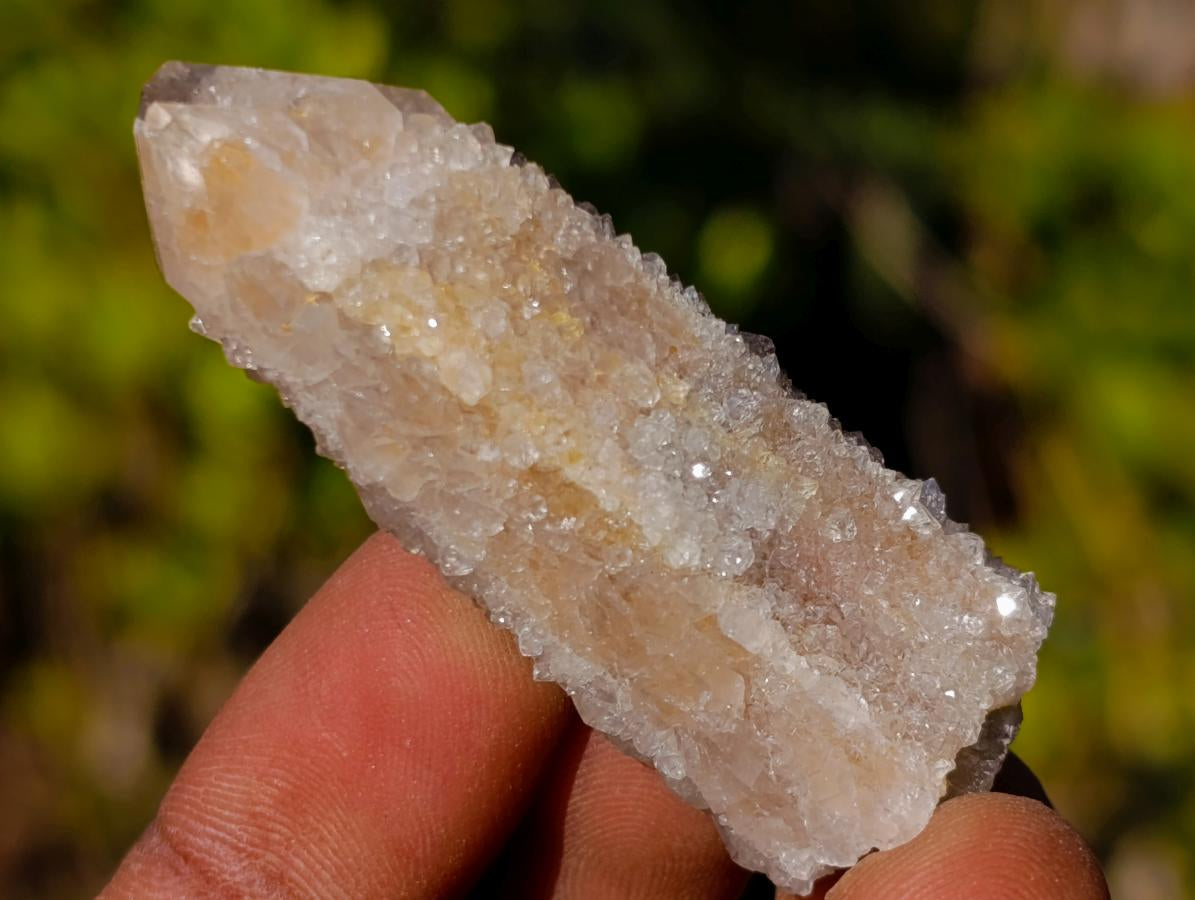Natural Drusy Fairy Spirit Quartz Single Crystals x 70 From Boekenhouthoek, South Africa - Toprock Gemstones and Minerals 