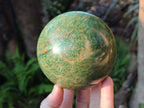 Polished Verdite Spheres x 2 From Barberton, South Africa - Toprock Gemstones and Minerals 