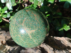 Polished Verdite Spheres x 2 From Barberton, South Africa - Toprock Gemstones and Minerals 