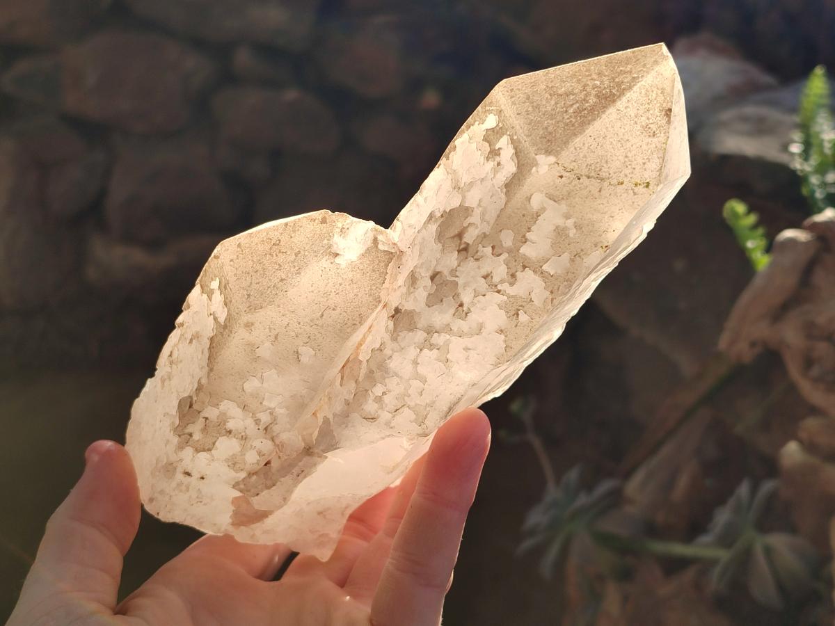 Natural Cascading "Anananas" Candle Quartz Crystals x 3 From Antsirabe, Madagascar - Toprock Gemstones and Minerals 