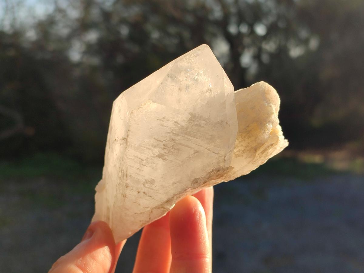 Natural Cascading "Anananas" Candle Quartz Crystals x 3 From Antsirabe, Madagascar - Toprock Gemstones and Minerals 