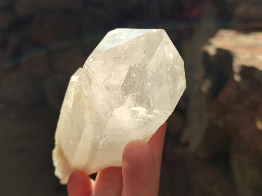 Natural Cascading "Anananas" Candle Quartz Crystals x 3 From Antsirabe, Madagascar - Toprock Gemstones and Minerals 