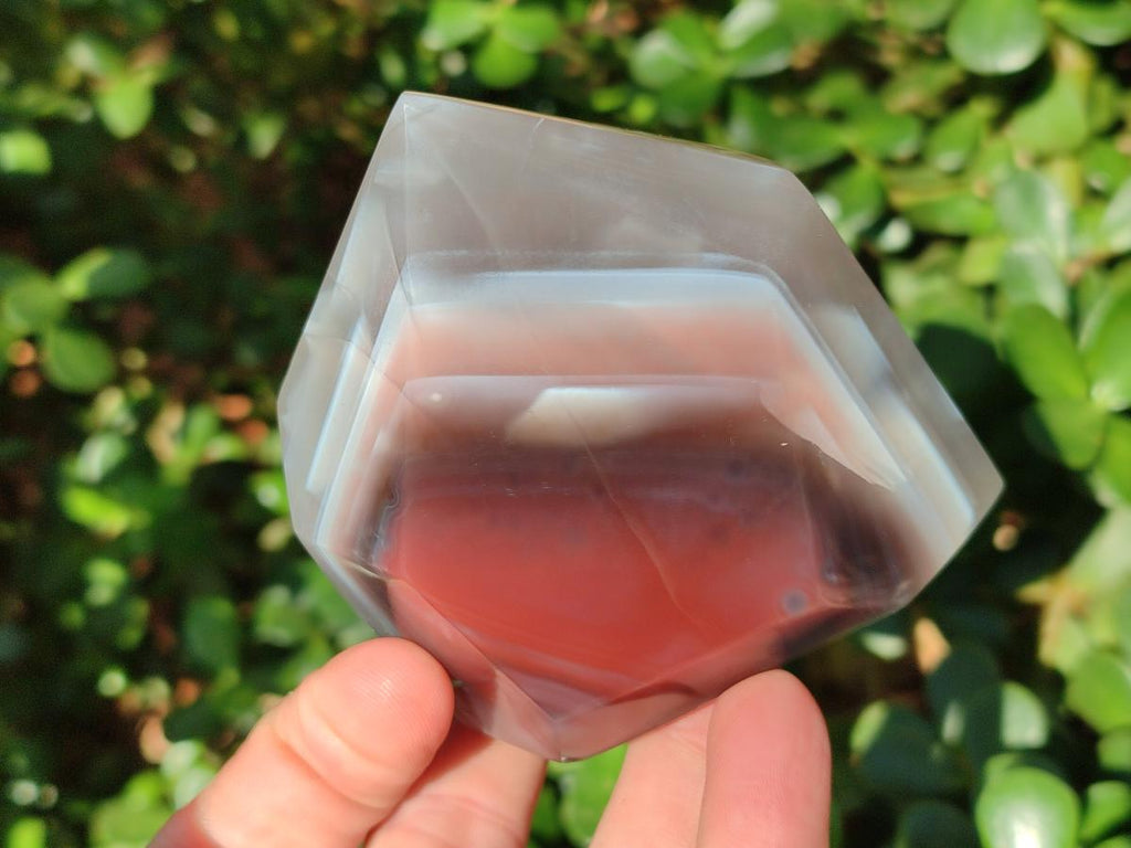 Polished Strawberry Agate Display Crystals x 3 From Mozambique - Toprock Gemstones and Minerals 