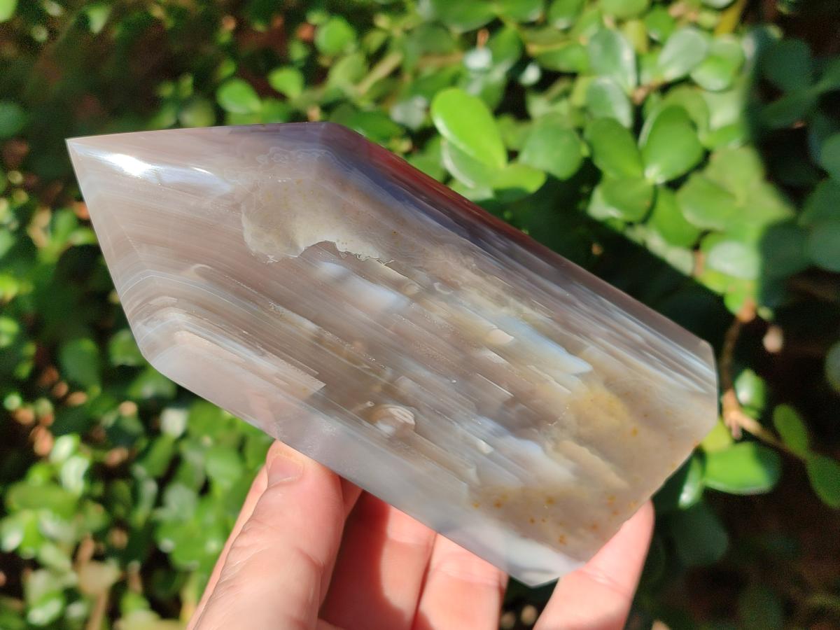 Polished Strawberry Agate Display Crystals x 3 From Mozambique - Toprock Gemstones and Minerals 