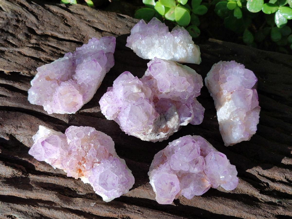 Natural Spirit Amethyst Clusters x 6 From Boekenhouthoek, South Africa - Toprock Gemstones and Minerals 