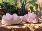 Natural Spirit Amethyst Clusters x 6 From Boekenhouthoek, South Africa - Toprock Gemstones and Minerals 