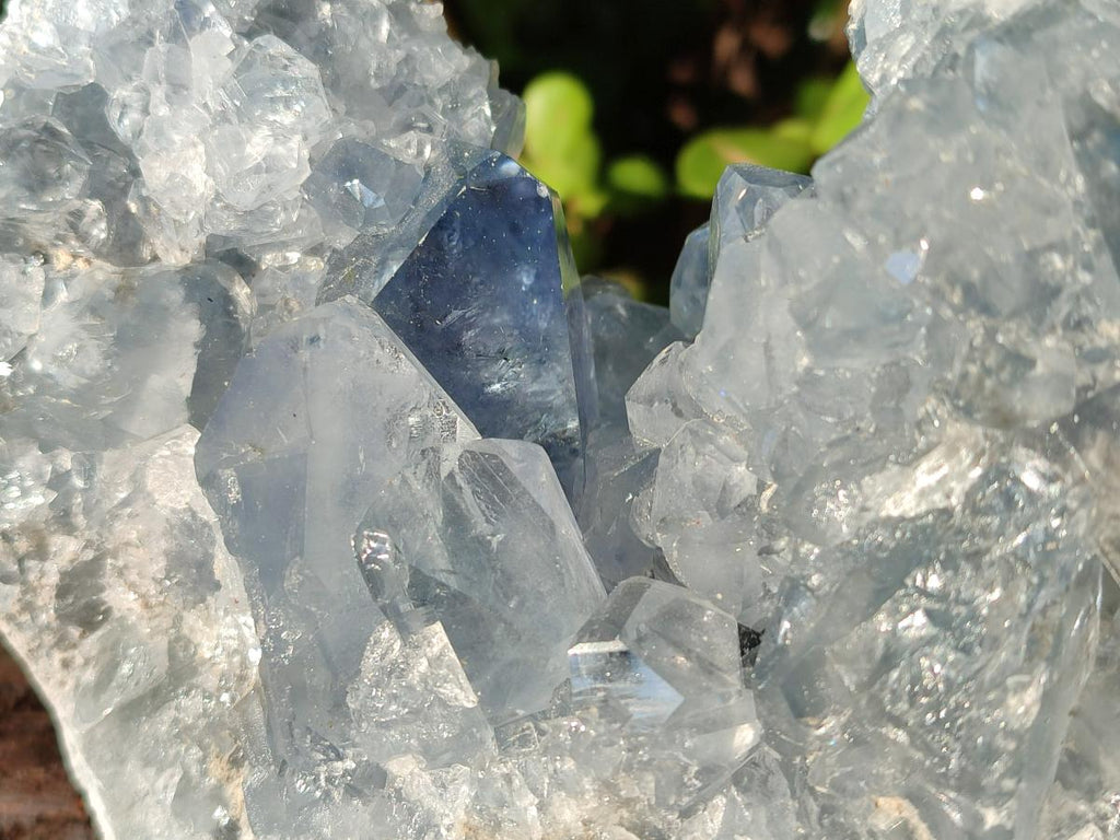 Natural Large Blue Celestite Specimen x 1 From Sakoany, Madagascar - Toprock Gemstones and Minerals 
