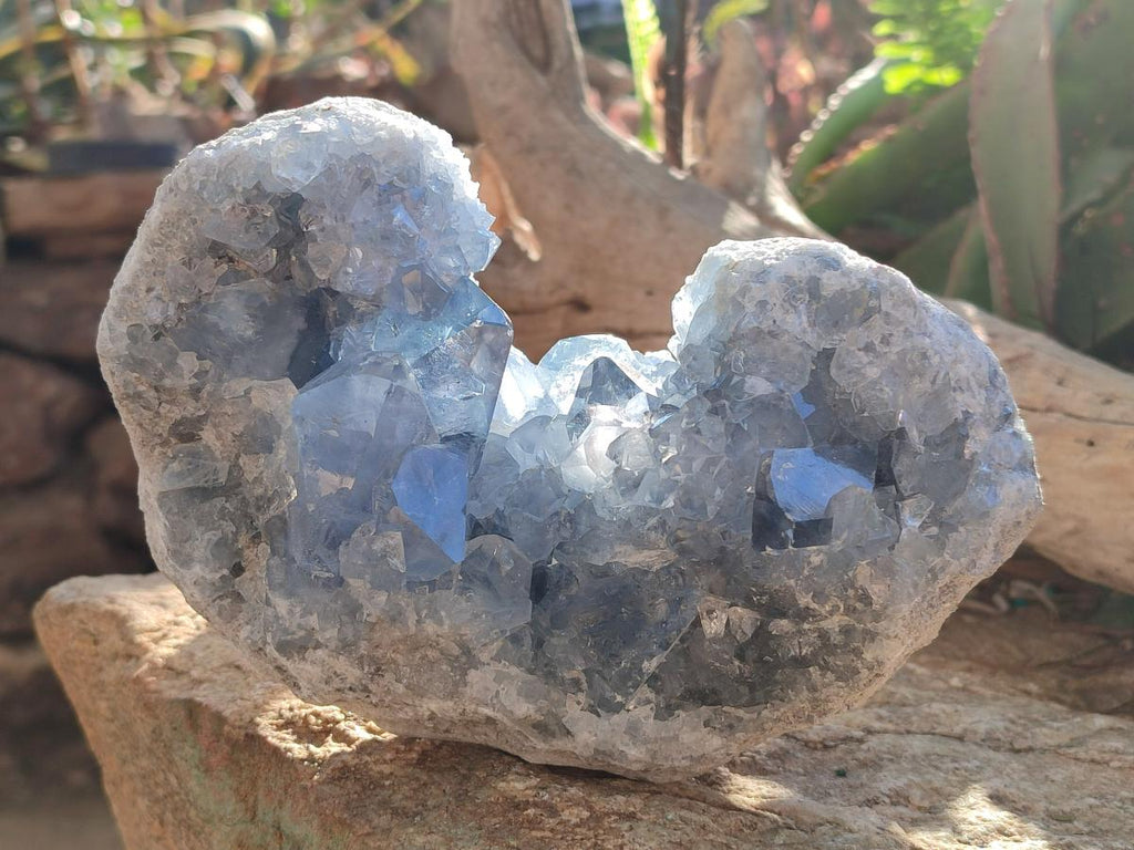 Natural Large Blue Celestite Specimen x 1 From Sakoany, Madagascar - Toprock Gemstones and Minerals 