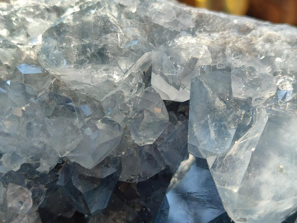 Natural Large Blue Celestite Specimen x 1 From Sakoany, Madagascar - Toprock Gemstones and Minerals 