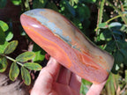 Polished Polychrome Jasper Standing Display Pieces x 2 From Androka, Madagascar - Toprock Gemstones and Minerals 