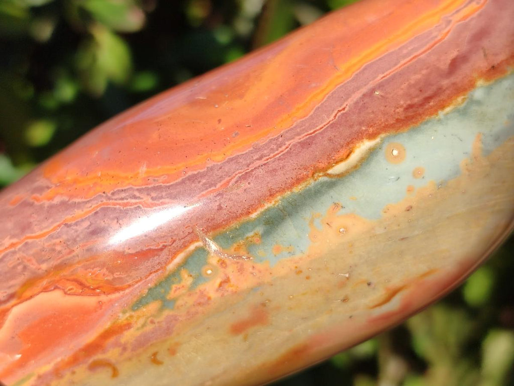 Polished Polychrome Jasper Standing Display Pieces x 2 From Androka, Madagascar - Toprock Gemstones and Minerals 